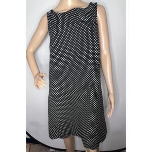 VINTAGE Lilly Pulitzer Black White Polka Dot Dress Size 10